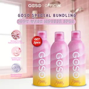 PROMO BUY 1 GET 2 SABUN GOSO SPECIAL MEGA SHOWCASE - Brightening Body Wash Mousse Sabun Mandi