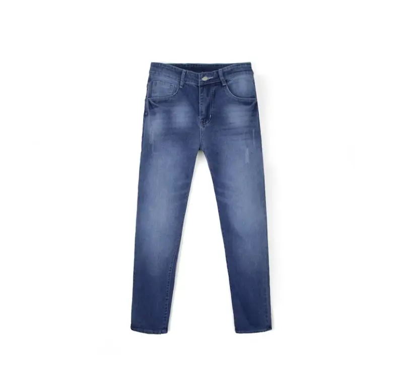 (JD 094) Quần Jean Nam Màu Xanh Sướt Nhẹ Basic Dễ Phối Đồ Chất Vải Jean Denim Cao Cấp Co Dãn 4 Chiều From Dáng Skinny & Slim Fit Pants Menswear Có Túi quanjeans  namsale 1