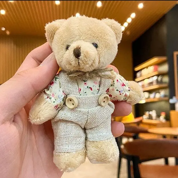 Gantungan Kunci Boneka Teddy Bear Gantungan Tas Dan Hp Aesthetic Phone Strap Boneka Lucu Hadiah 0