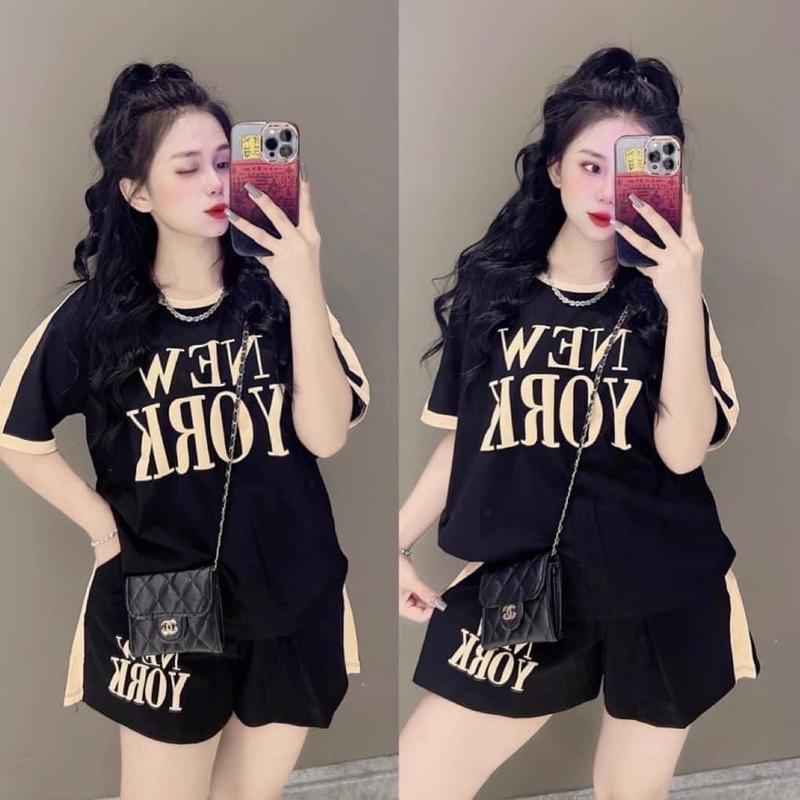 bộ đùi cotton Nữ phong cách cho chị em 4
