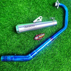 Knalpot Racing Arrow R15 v3 v2 Gsx Vixion Cbr 150r Cb150r Sonic Satria Fu Mx King Header Bluemoon
