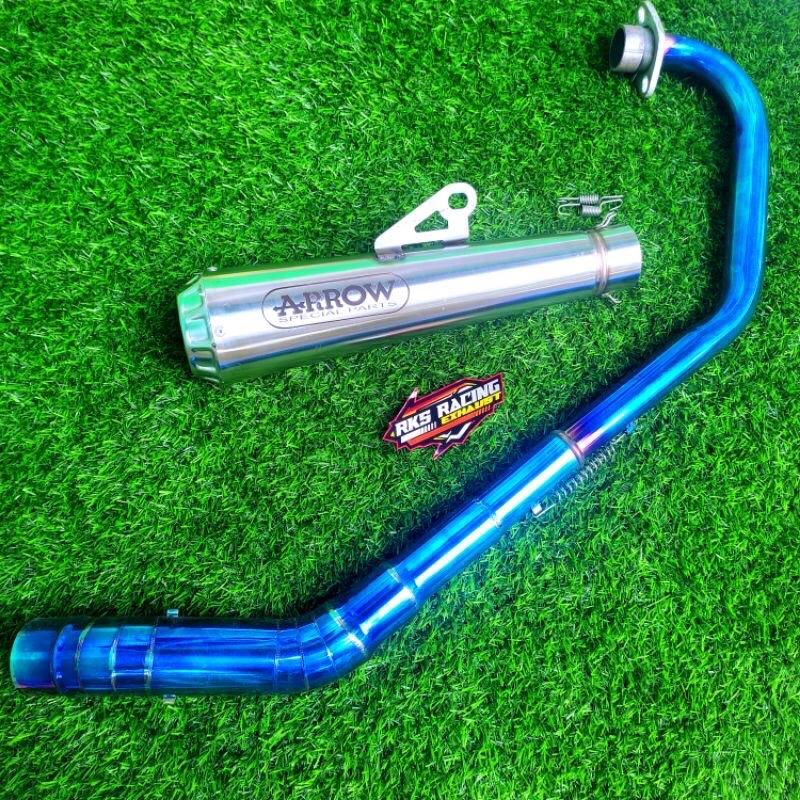 Product Introduction of Knalpot Racing Arrow R15 v3 v2 Gsx Vixion Cbr 150r Cb150r Sonic Satria Fu Mx King Header Bluemoon 1
