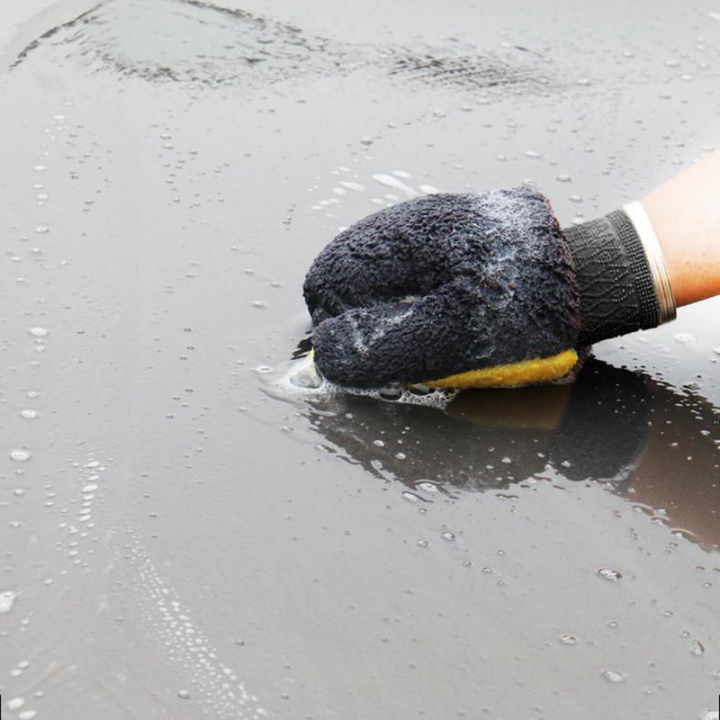 Car Wash Mitt Microfiber Chenille Gloves Thick Car Cleaning Mitt Wax Detailing Brush Auto Care Golves Towel 5