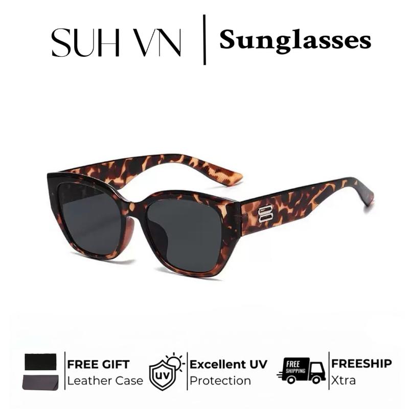 Kính râm cho phụ nữ mắt mèo cao cấp chống tia cực tím thích hợp cho khuôn mặt tròn và vuông mới cho năm 2025