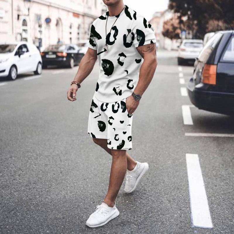 Product Introduction of Short pants men shorts & printed sleeves set summer beach shirts 2-Piece men suit & suit set for men rain male summer suits men tuxedo suit white Brown slim fit suit for men 21