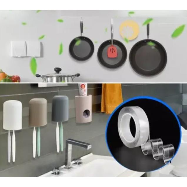 Băng keo siêu dính silicon 2 mặt trong suốt, băng dính silicon đa năng dán ổ cắm cách điện chống nước,... 5