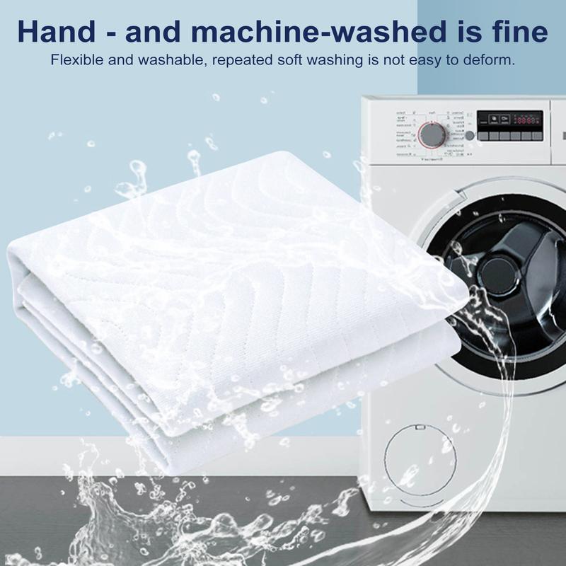 Washable Underpad for Bed Heavy Absorbency Reusable Incontinence Pads for Kids Adult Elderly And Pets Waterproof Protective Pad for Bed Couch Sofa Furniture Floor 2