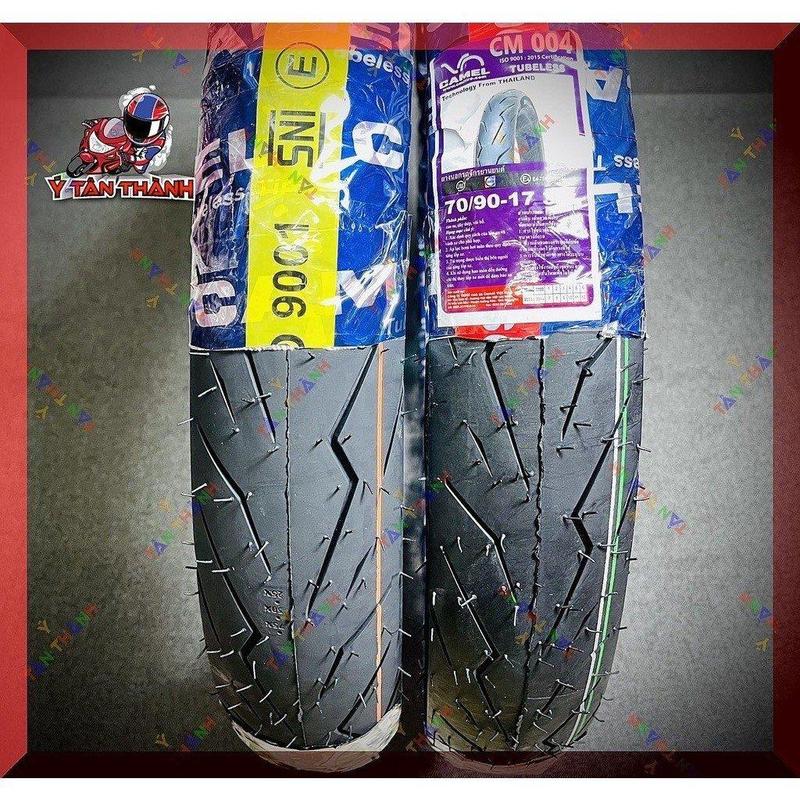 Vỏ Lốp Camel Gai Rosso Không ruột Số 70/90-17 & 80/90-17 MS810