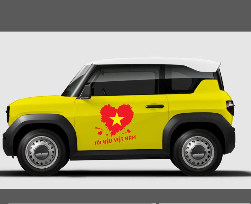 Product Introduction of decal sao vàng dán xe, đủ size, nhãn dán, decal 3