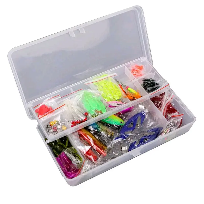 Minnow umpan Casting Set Lengkap Umpan Pancing Ikan Set Fishing 101PCS 45PCS 171PCS 140PCS 109PCS 171PCS - LIXADA Forrecci umpan ikan mujair metal jig soft frog bufo 3