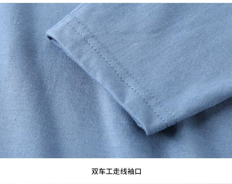 Product Introduction of Long Sleeves T-Shirts Men 100% Cotton Tee Tops Male Autumn Basic Plain Color Tshirts Women Normal Fit Size M-5XL Under Wear Man 12