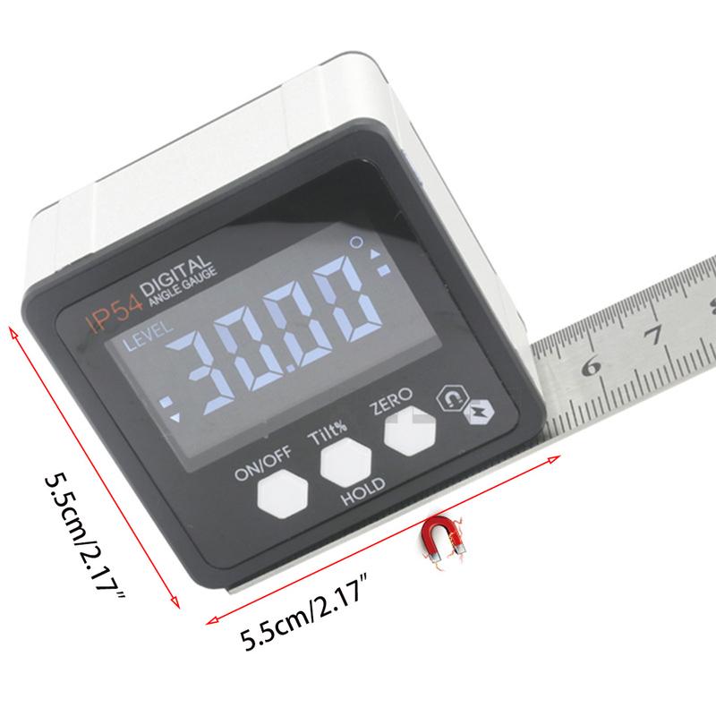 Product Introduction of Digital LED Level Box Protractor Angle Finder Level Gauge Bevel Gauge Inclinomet 0