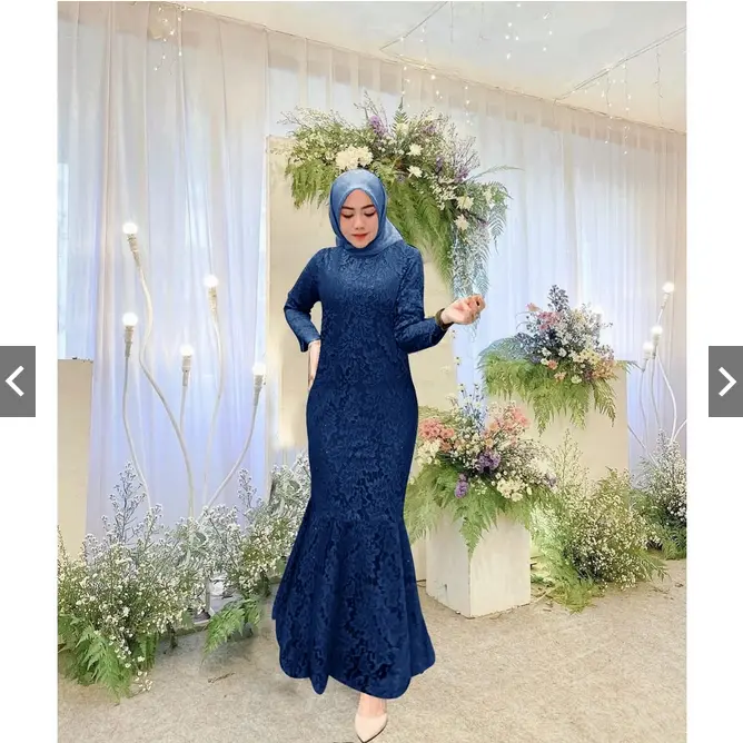 Share: ANGEL BRUKAT MAXI DRESS DUYUNG rD / BUSANA KONDANGAN FASHION ANGEL BRUKAT DUYUNG 6