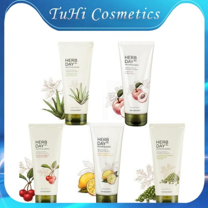 Sữa rửa mặt Herb Day 365 Cleansing Foam   Sữa Tẩy Trang The Face Shop 170ml - TuHi Cosmetics 0