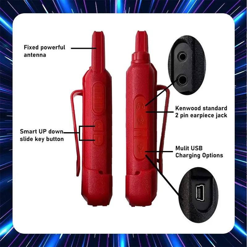 WLN Walkie Talkie Full Set UHF KD C1 7 Hari Garansi | Two Way Radio Handy Talky Talkie HT KDC1 2