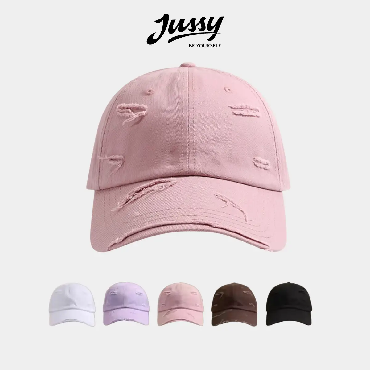 Mũ Lưỡi Trai Rách Trơn Basic Jussy Official Tổng Hợp Nhiều Mẩu Mũ Lưỡi Trai Rách Cá Tính Chất Vải Kaki Cotton Thoáng Mát Nhiều Màu Đẹp Có Khóa Thu To Nhỏ Hat Cap Nón
