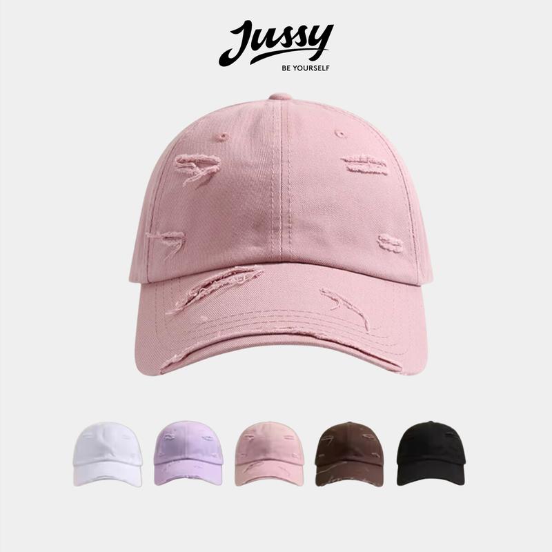 Mũ Lưỡi Trai Rách Trơn Basic Jussy Official Tổng Hợp Nhiều Mẩu Mũ Lưỡi Trai Rách Cá Tính Chất Vải Kaki Cotton Thoáng Mát Nhiều Màu Đẹp Có Khóa Thu To Nhỏ Hat Cap Nón