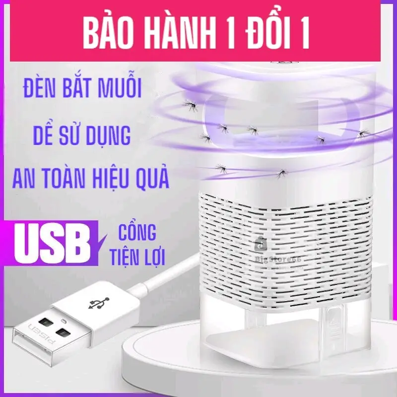 ( BẢO HÀNH 1 ĐỔI 1 ) Máy Bắt Muỗi Dễ Sử Dụng  & An Toàn Tiện Lợi Hoạt Động Êm Ái Không Gây Tiếng Ồn Máy Bắt Muỗi