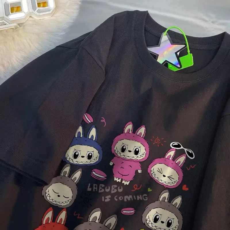 Kaos Bangkok Labu Labu Baju Labubu Bkk Kaos Distro Import Atasan Korea Kaos Labubu Premium Combed Dewasa Katun Wanita Panjang Sablon Oversize Pendek 5