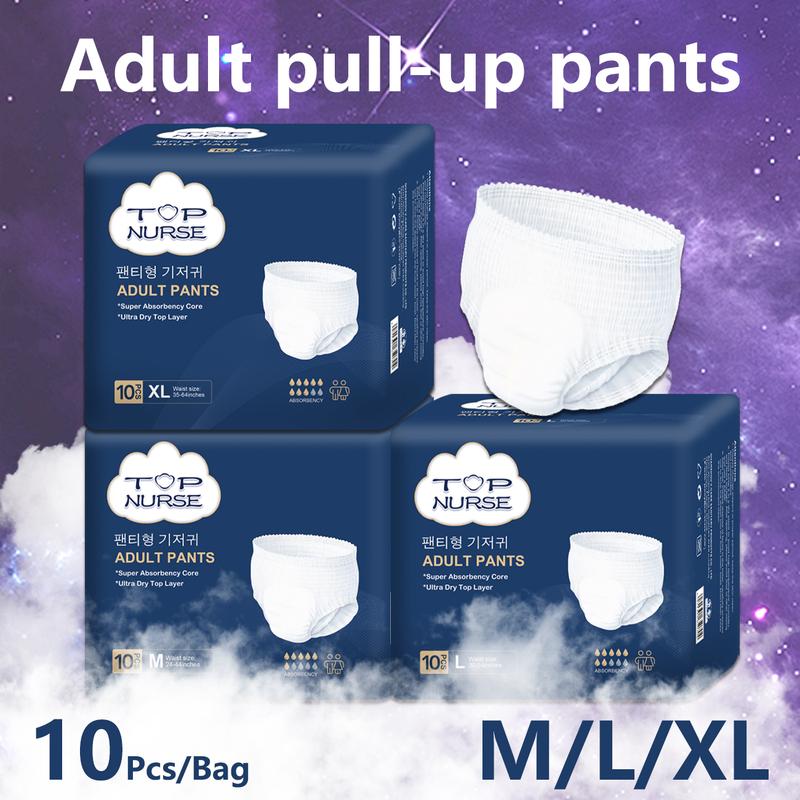 Generic Diapers 10PCS Adult Diapers Various Sizes Large Adult Diaper Pants Soft ...