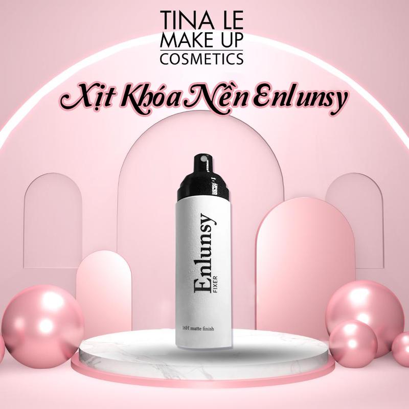 Xịt Khóa Nền Enlunsy Long-Lasting Makeup Setting Spray 120ml Giữ Lớp Trang Điểm 16H Mịn Lì Tina lê Make Up Cosmetic Nữ Mỹ Phẩm Women