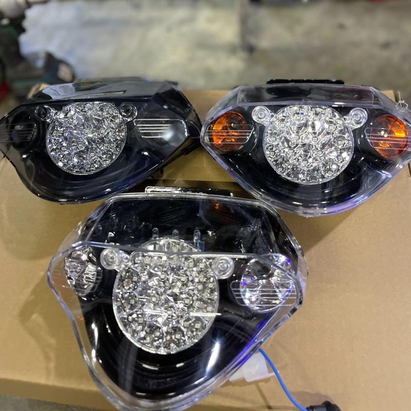 Đèn hậu Appi lắp Sirius 50-110cc có dắt cắm và xinhan Phụ Kiện Phụ Tùng