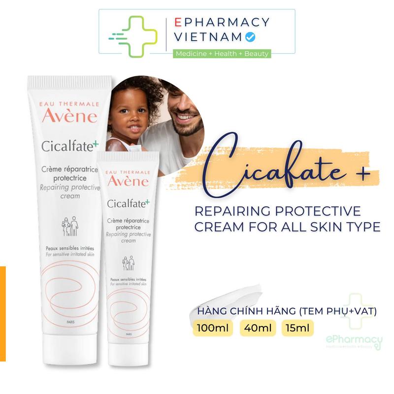 Kem Dưỡng AVENE Cicalfate+ Repairing Cream Hỗ Trợ Phục Hồi Da
