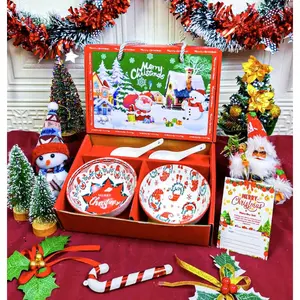 [ HAMPERS PREMIUM CHRISTMAS DAN NATAL ] Premium Christmas Set / Hampers Natal / Eiko set / Eiko Japanese style bowl and plate / piring mangkok set / Hadiah / Souvenir Christmas / Happy New year / Natal