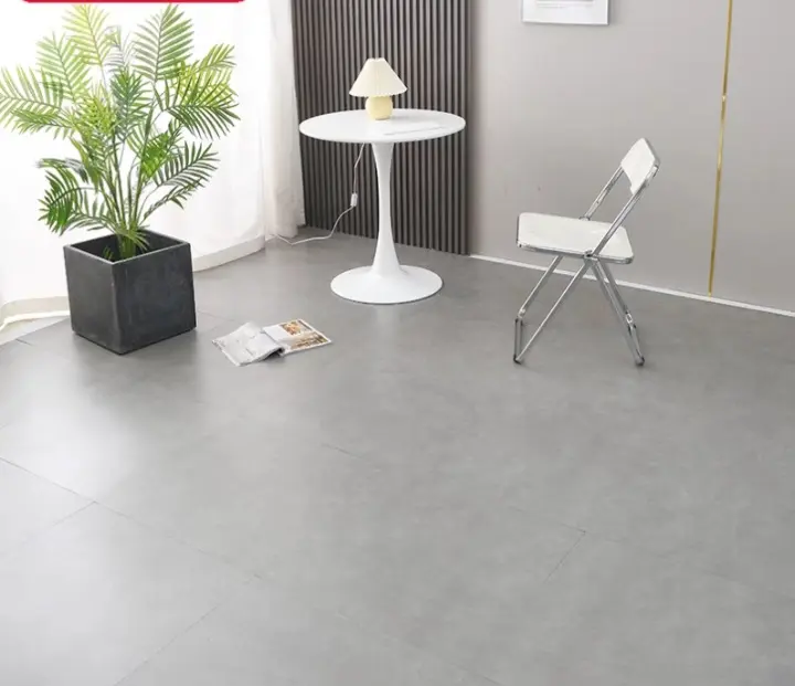 sàn nhựa xi măng vuông keo sẵn kích thước 45x45cm 5