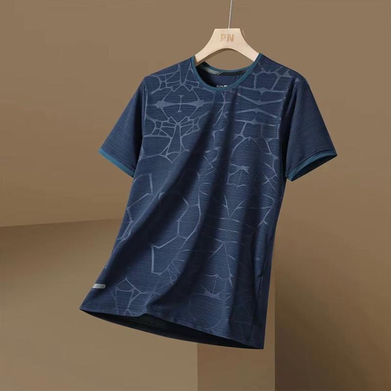 Áo thể thao nam,áo thun lạnh nam thoáng khí đá bóng cầu lông,áo cọc tay bóng chuyền tenis đạp xe sport chạy bộ Top Quần