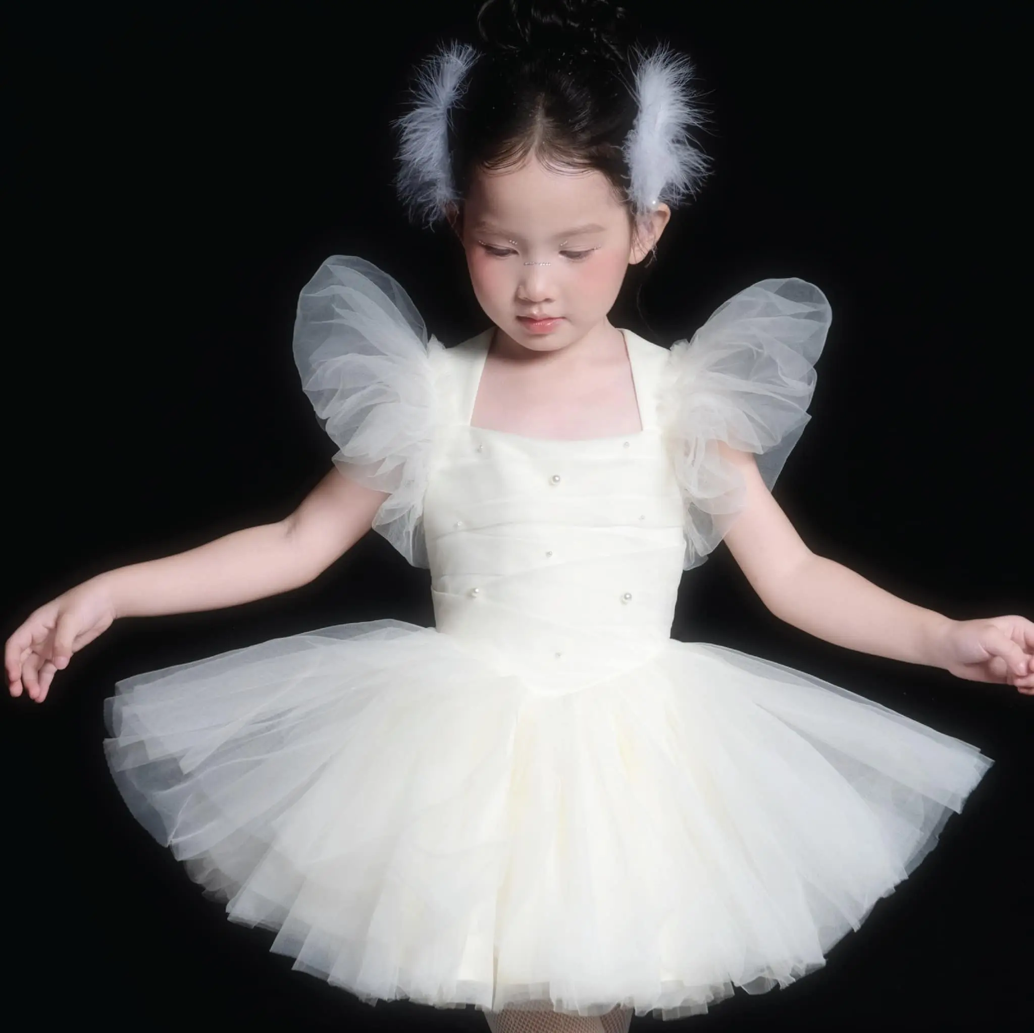 [ BST BALLERINA ] - Váy công chúa bé gái " Belle Dress" HEHEHIHI - V116