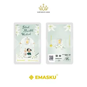 EMASKU Moment 0.25 gr, Wedding Samawa, Pelaminan Hijau