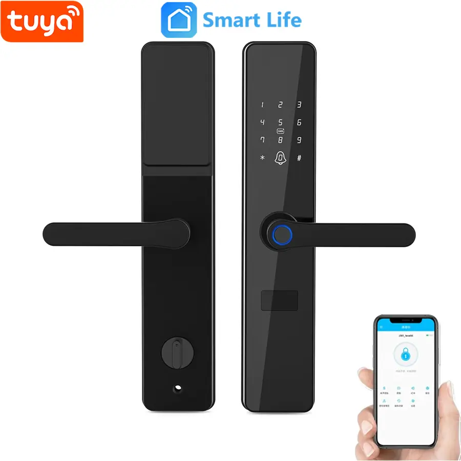 Khóa vân tay Tuya Smart Life E9 tich hợp Chuông Cửa