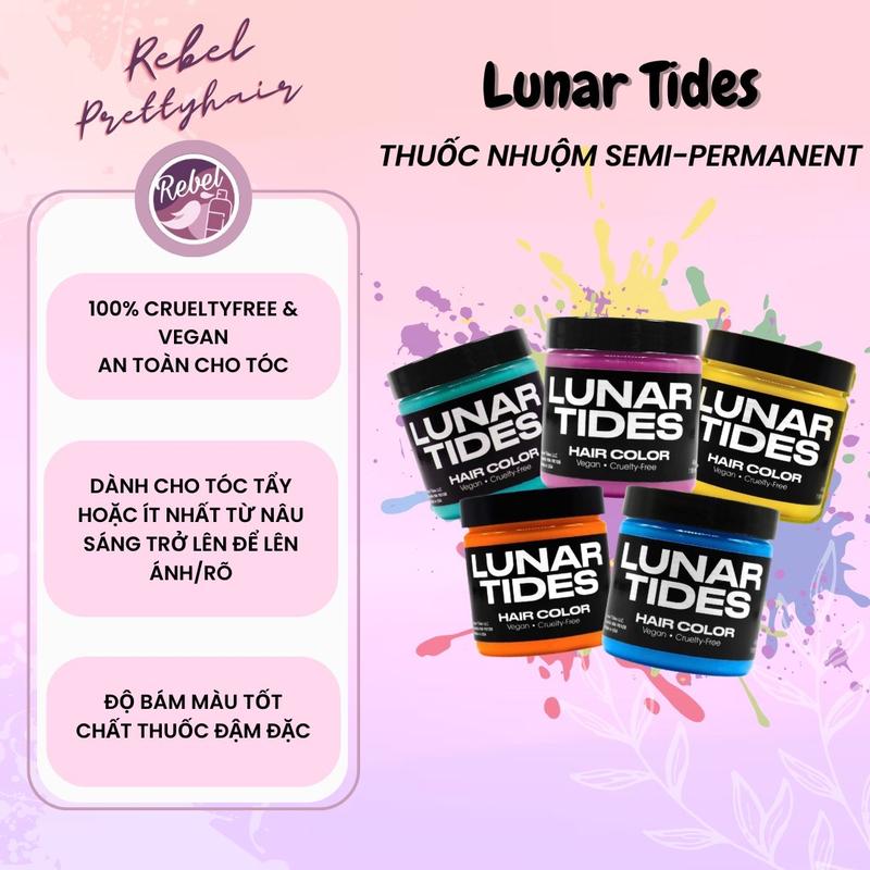 Thuốc nhuộm tóc Semi-permanent Lunar Tides Bền màu