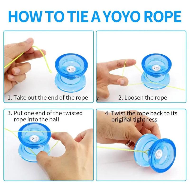 Product Introduction of Magic Yoyo K2 Responsive Yoyos For Kids Transparent Looping Play Beginner Yoyo With Narrow Bearing Steel Axle ABS Body 37