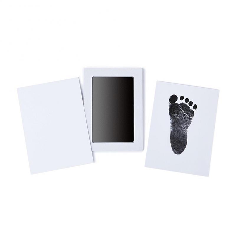 Product Introduction of Newborn Baby DIY Hand And Footprint Kit Ink Pads Photo Frame Handprint Toddlers Souvenir Accessories Safe Clean Baby Shower Gift 3