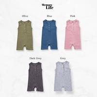 Gambar MemoryLife - Zene Romper | Bodysuit Romper Premium Anak Bayi Perempuan & Laki Laki Unisex Umur 3 Bulan - 12 Bulan - Grey, 6M dari MemoryLife Shop Kota Administrasi Jakarta Utara 1 Tokopedia