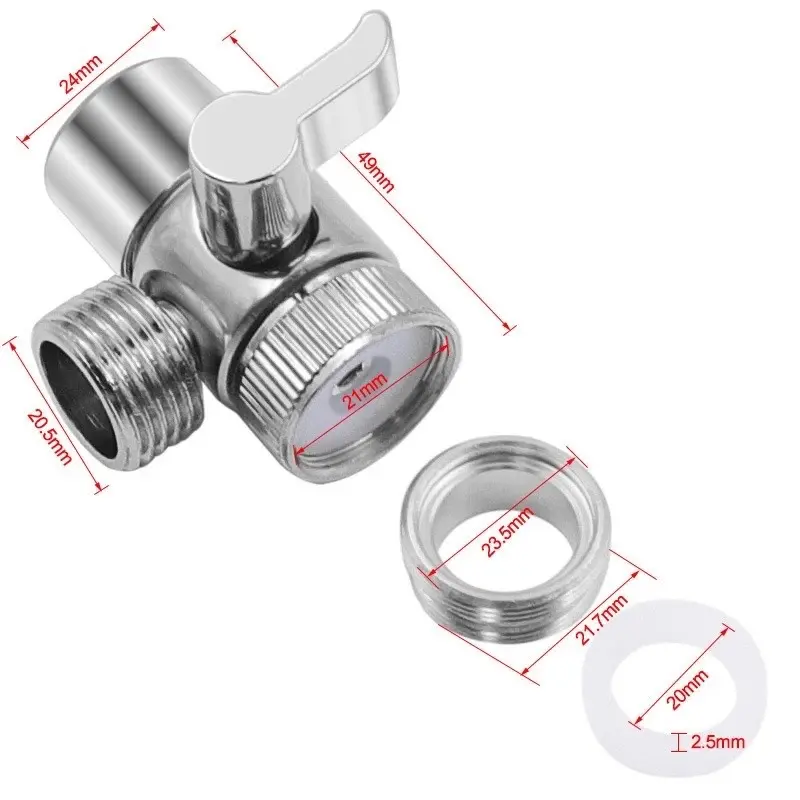 Đầu vòi rửa chia nước 4