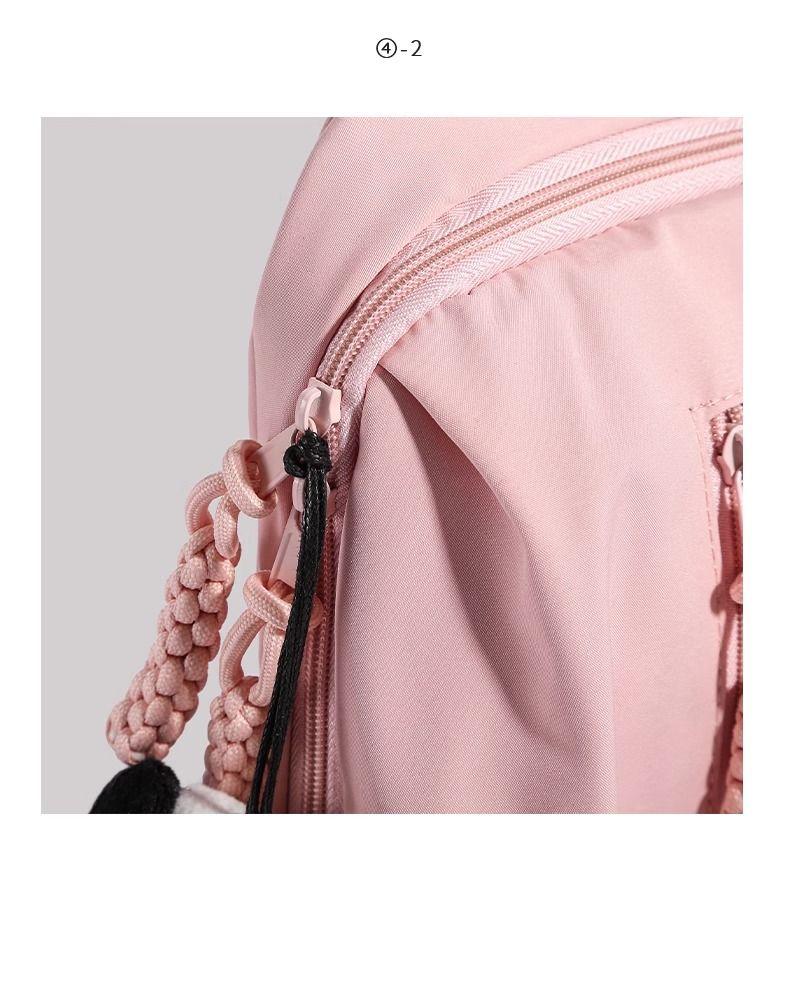 Product Introduction of Youth and fashion men's bags and women's bags popular sports and leisure simple travel breast bag messenger bag couple bag 6