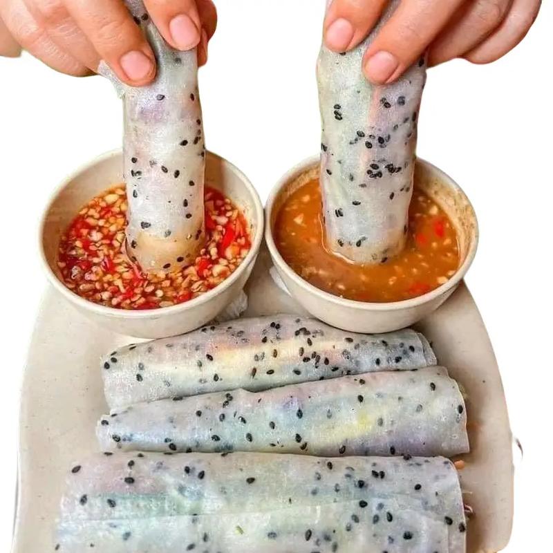 2kg bánh tráng mè Bình Định - Đặc sản Bình Định Food Chua Miến 0