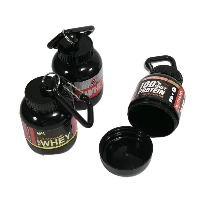 Cốc Bổ Sung Protein, Cầm Tay, Chai Bột Protein, Nhiều Mẫu Có Sẵn, 100ml, Chai Cầm Tay Mini, Có Móc Chìa Khóa, Cốc Lưu Trữ Mini, Chai Bột Protein, Móc Chìa Khóa, Thích Hợp Sử Dụng Ngoài Trời 1