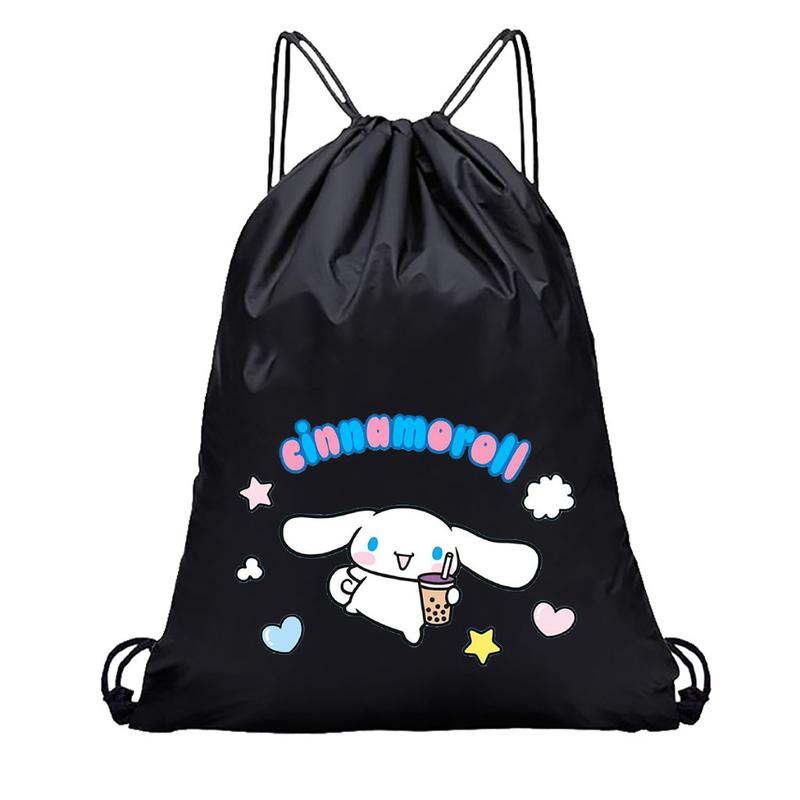 Tas Serut Hitam - Stringbag Wanita Lucu Kece Lotso Lucky | Devva.id Ransel Backpack Sekolah 7