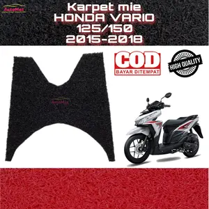 Karpet Motor Mie Honda Vario 125/150 2015-2018, Bahan Premium PVC Coil Mat