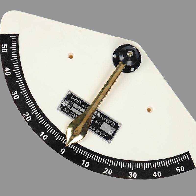 ProfessionalGrade Ship Tilt Indicator 55-Degree Pendulum Tilt Gauges for Boats 7