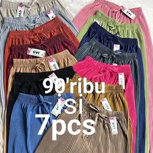 ovi kulot lidi jumbo 90’ribu dapat 7pcs bisa pilih warna (COD) Panjang Variasi Bawahan Wanita
