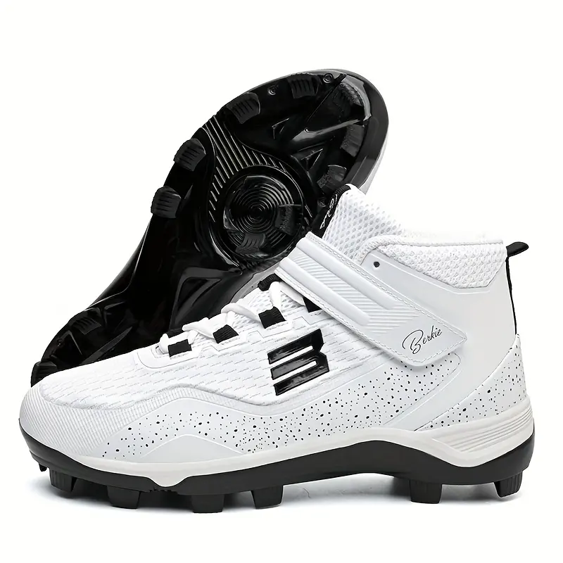 Professional Men'S Baseball Cleats on running triple black 5