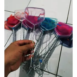 Seser ikan hias Serokan cupang guppy molly platy neon dll 9cm murmer kawat ecer grosir Cirebon