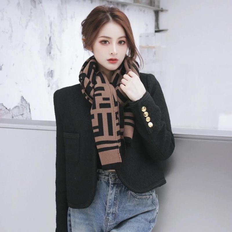 Khăn Dạ Choàng Cổ Cao Cấp Hàng Chuẩn Khăn Choàng Cổ Chất Len Ép Mềm Size 65cm X 190cm Cho Nam và Nữ Quàng Cổ Voi Sọc Hoa Nhung khan quang