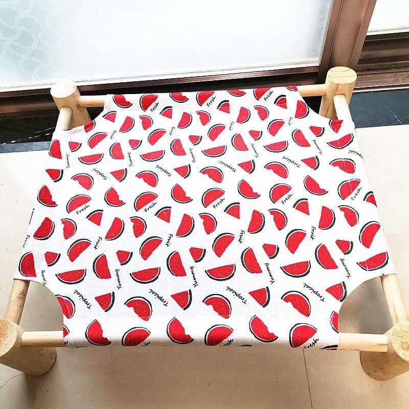 [ Giường VÕNG chân gỗ 20 màu ] võng treo lồng cho chó mèo nhiều màu nhiều mẫu giườngngủcủachó sizeking võng  chó