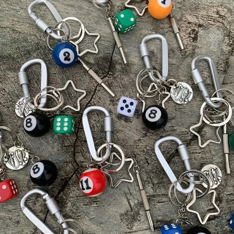 Carabiner Keychain / Gantungan Kunci / Carabiner Keychain Kalcer Skena (A)